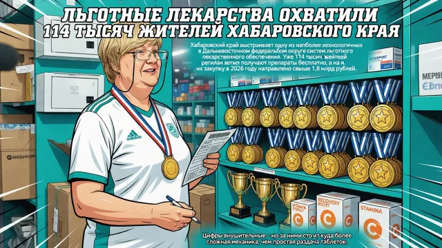 Льготные лекарства охватили 114 тысяч жителей Хабаровского края